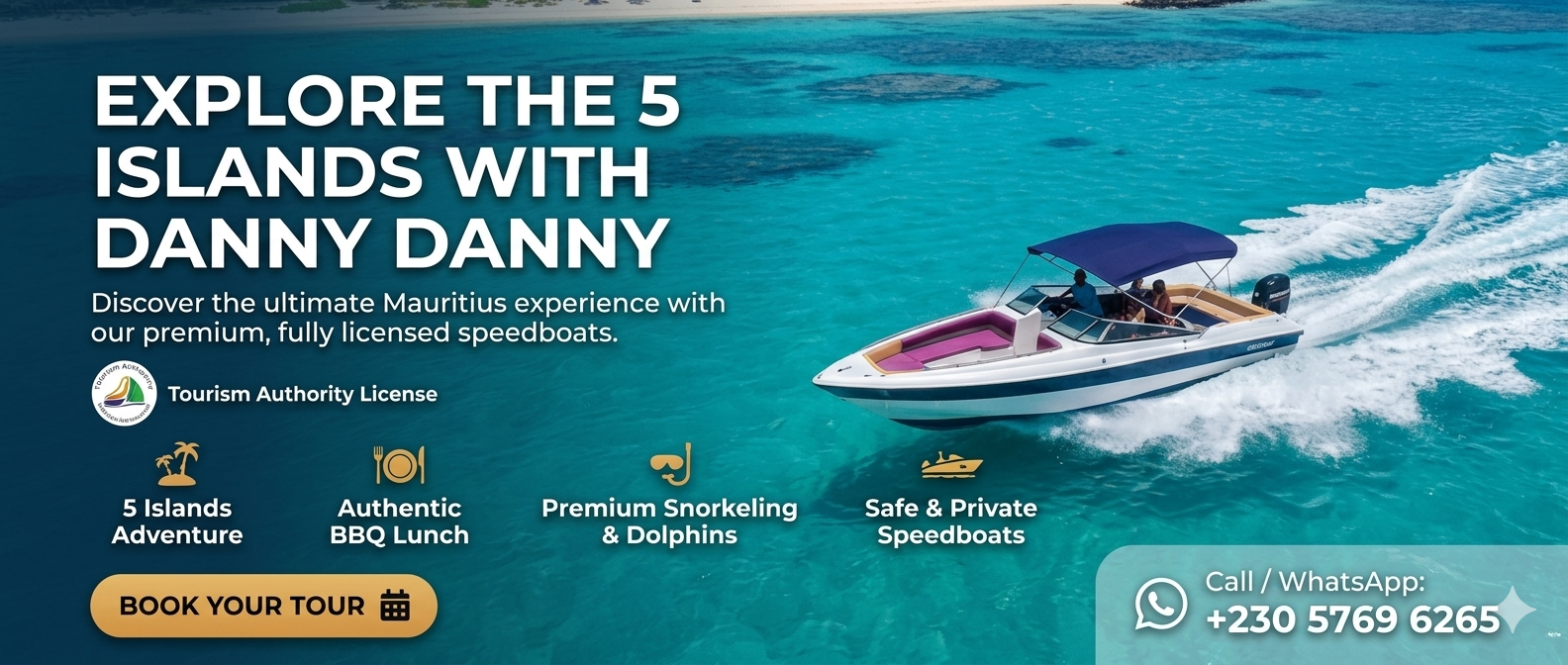 5 Islands tours Mauritius